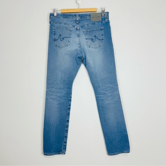 AG Everett Light Wash Slim Straight Blue Jeans 30W - Picture 10 of 10